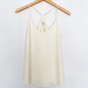 J. Crew Scalloped Camisole Top Halter Back Adjustable Straps Layering Size 2